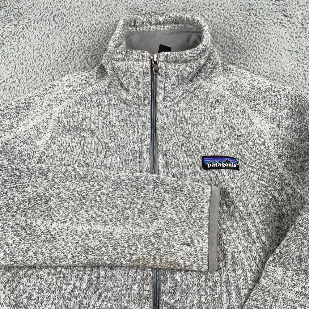 Patagonia Jacket Womens XS Gray Better Sweater Full Zip Fleece Hiking Outdoor